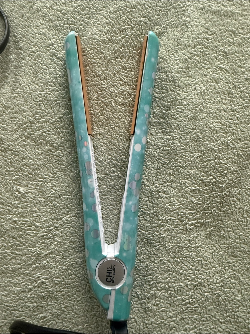 CHI Aqua Polka-Dot Mini Hair Straightener